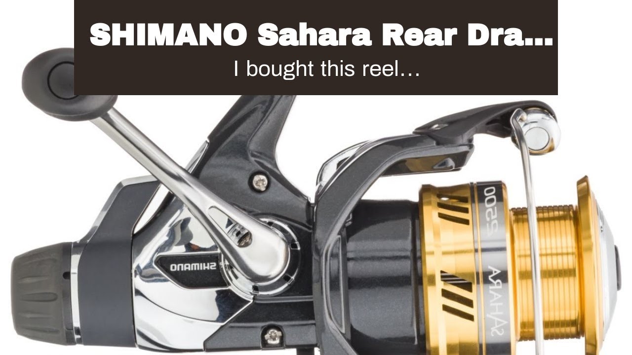 SHIMANO Sahara Rear Drag Spinning Fishing Reel, Model 2018 