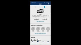 New App Hyundai Palisade BlueLink MyHyundai Find My Car Vehicle Locator area with Mikey Mike screenshot 3