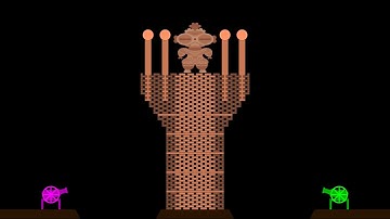 The Jenga 2 in Algodoo : Don