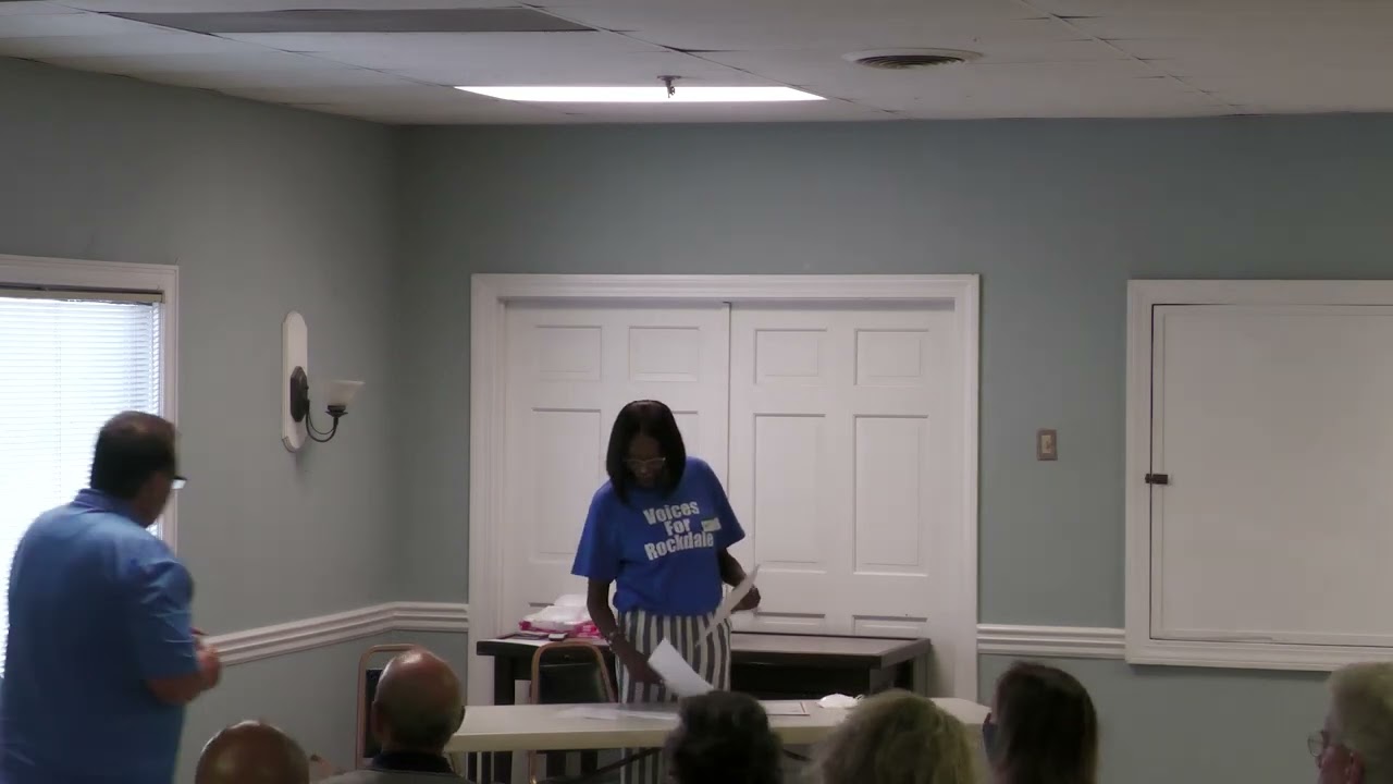 Voices for Rockdale meeting on Property Taxes and Watershed Concerns