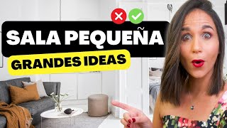 12 IDEAS PARA UNA SALA PEQUEÑA DE LUJO 😱 Diseño de Interiores Elegante y Lujoso