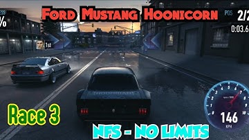 Need For Speed No Limits Mobile Gameplay Race #3,  Ford Mustang Hoonicorn 🔥 #nfs #nfsnolimits