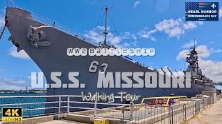 USS MISSOURI Battleship | Pearl Harbor | 4K Walking tour Net Worth