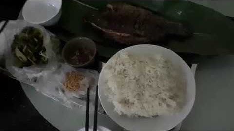 Món ngon Tây  Bắc Cá nướng mắc khén