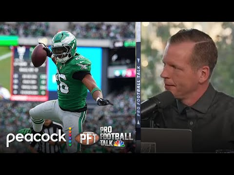 Saquon Barkley leads strong Eagles offensive effort vs. Giants | Pro Football Talk | NFL on NBC