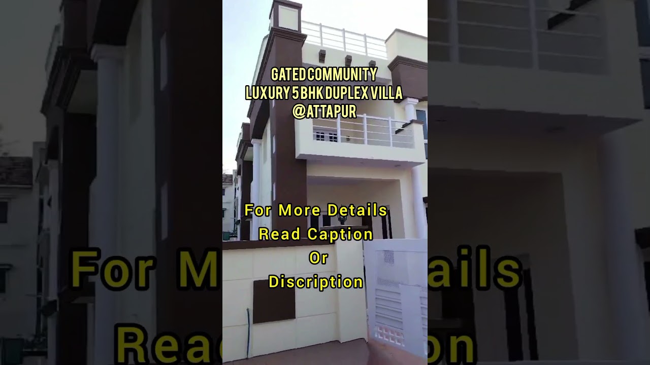 Gated Community Villas in Attapur Hyderabad |