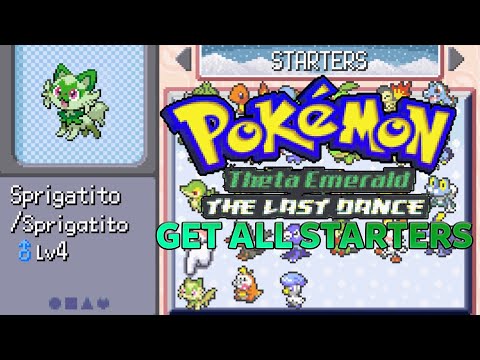 All Starter Pokemon Locations in Pokemon Theta Emerald Last Dance!