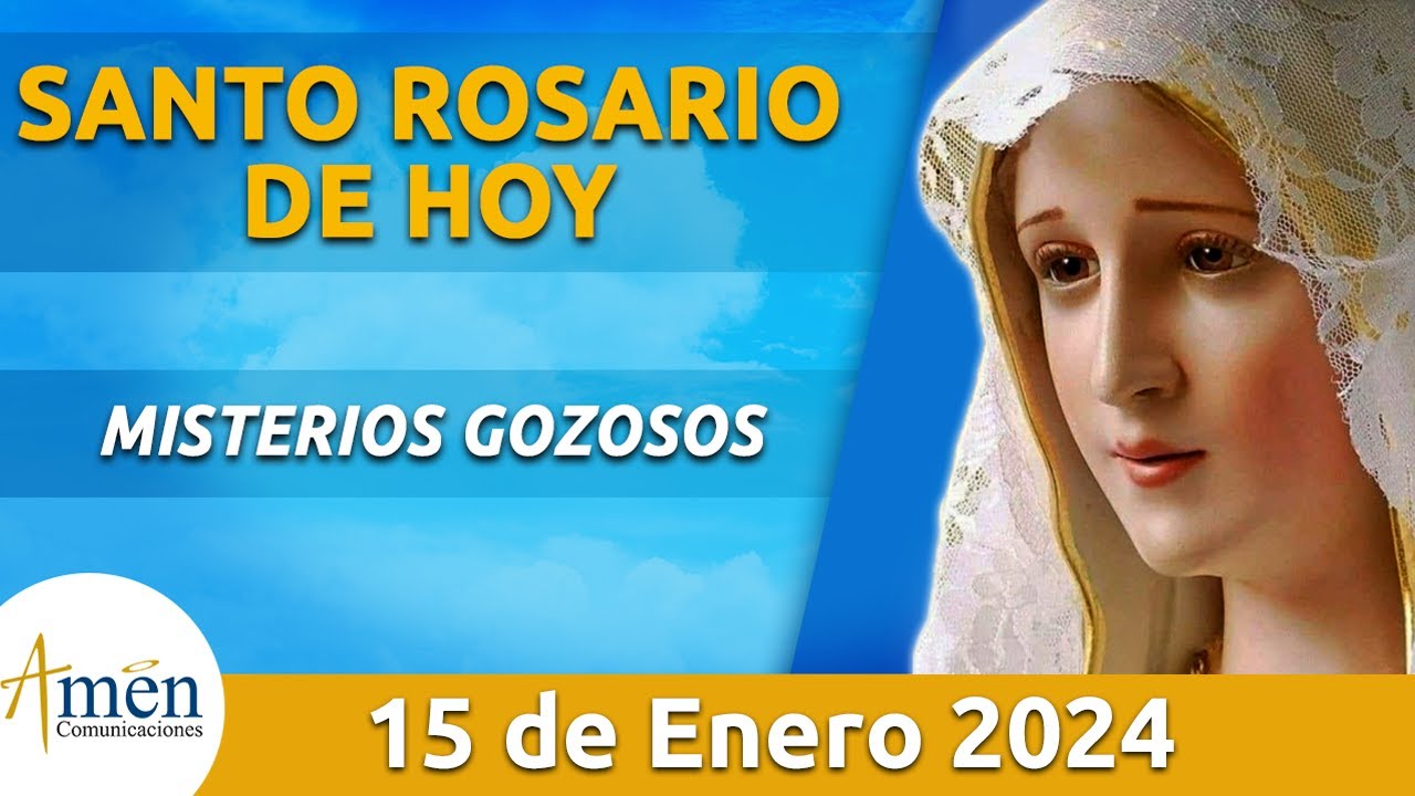 Santo Rosario de Hoy Lunes 15 Enero l 2024 l Padre Carlos Yepes