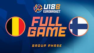 LIVE - Belgium v Finland | FIBA U18 EuroBasket 2026 Division B | Group Phase