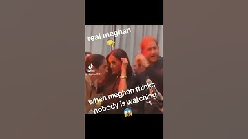 ANGRY meghan when ignored 😱🤥🤔 #meghanmarkle #princeharry #shorts