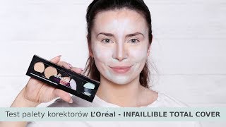 ♡ TEST - L’Oréal INFAILLIBLE TOTAL COVER Palette - Ladymakeup.pl ♡