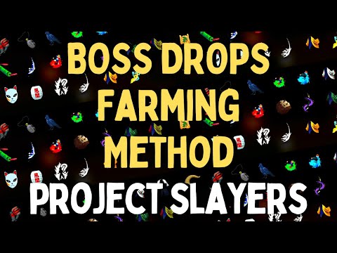 BEST Boss Drop Farming Method In Project Slayers (ROBLOX) 