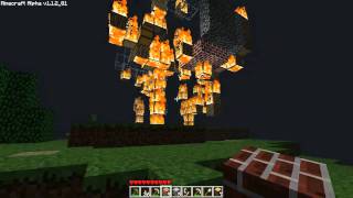 How to fail at Minecraft! FOREST FIRE!!!
