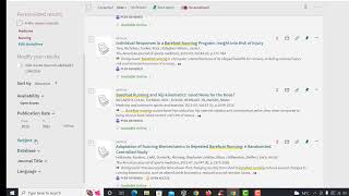 Finding Journal Articles with OMNI