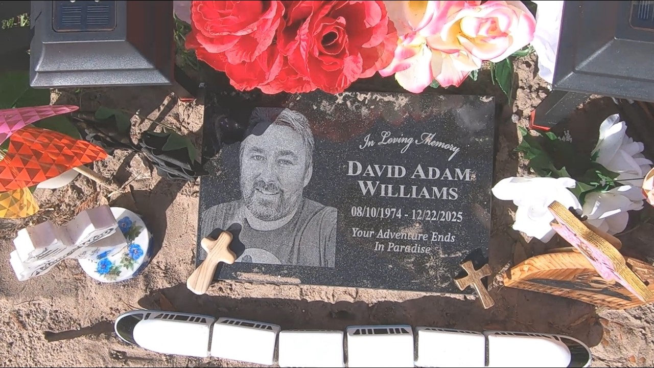 Tribute to Adam the Woo - Visiting Celebration memorial bench and St. Cloud grave