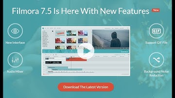 Filmora 7.5 Released with Animated GIF Tool, Stereo Sound, Noise Remove & More...