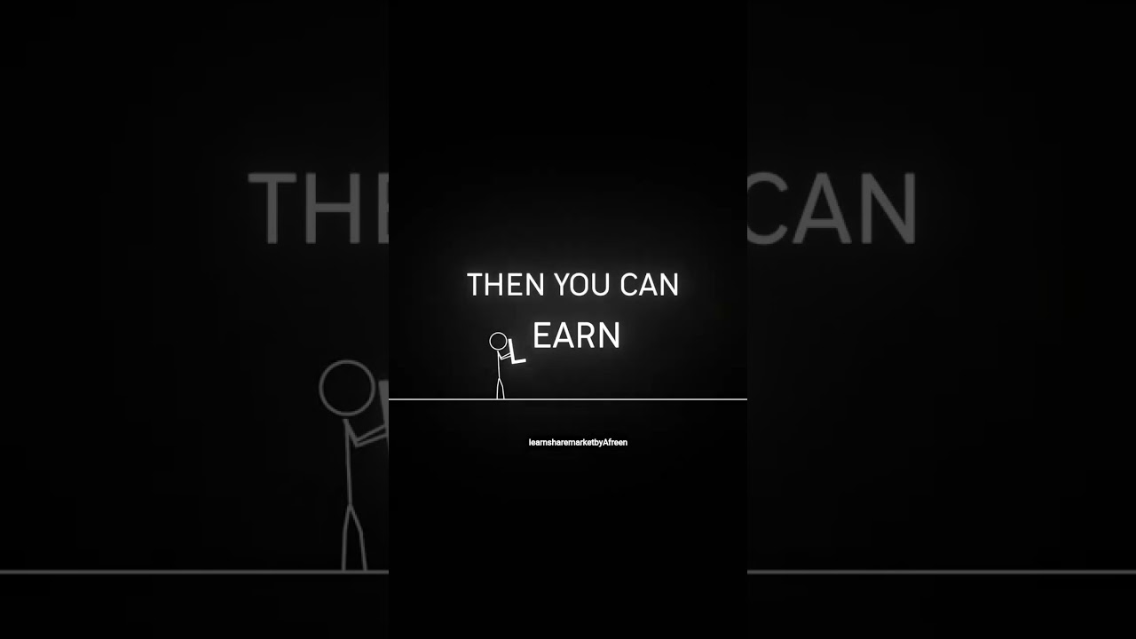 Learn than earn 