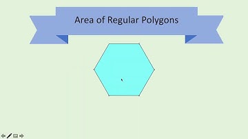 Area of Regular Polygons Part 1 Video
