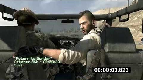 MW3 "Return to Sender" EX-World Record Speedrun [5:34.850]