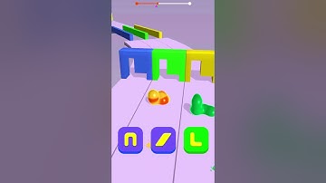 Blob Shape Race Runner Gameplay #8 #blobrunner3d #shifters  #funny #games