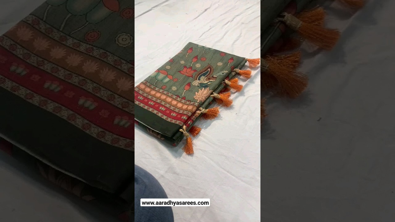 Malai Cotton Kalamkari Printed Saree