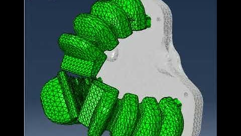 Pneumatic gripper finite element analysis and simulation