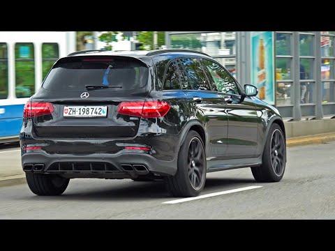 Mercedes-AMG GLE 63 & GLC 63 AMG In Zurich! Exhaust SOUNDS!