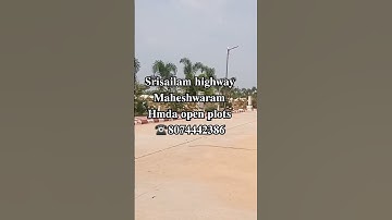 Srisailam Highway Hmda open plots for Sale|Maheshwaram|Thukkuguda|Fourth city 📞8074442386