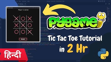 Pygame Tutorial | How to make Tic Tac Toe in Python and Pygame | Python Project