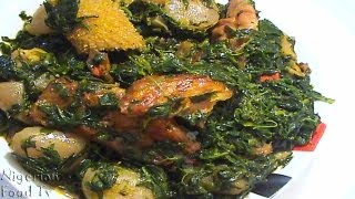 Edikang Ikong Soup (edikaikong) | Nigerian Vegetable Soup | Nigerian Food TV