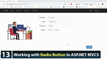 Class 13 - How to Create, Insert & Select Radio Button Value from Database in ASP.NET MVC5 [2019]