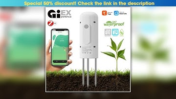 ZIGBEE Plant Monitor Outdoor Soil Temperature Meter Moisture Humidity Tester Sensor Garden