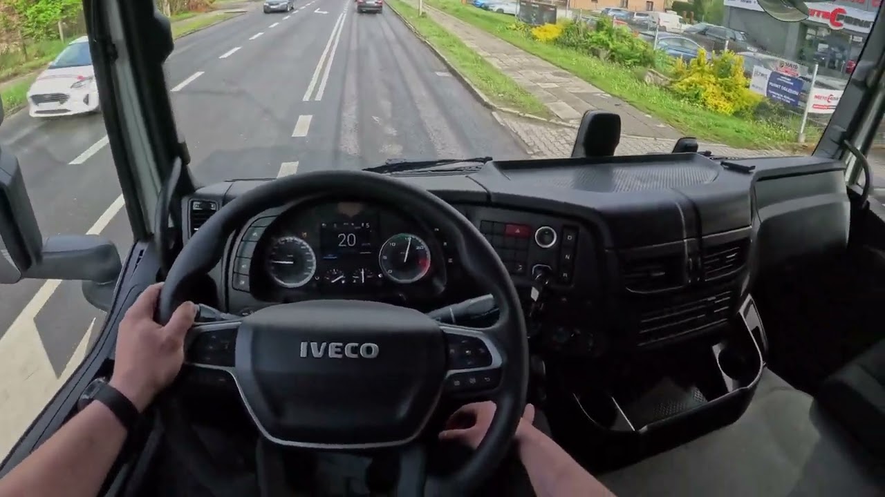 New Iveco S-Way 2024 420hp POV test drive (Binaural Audio)