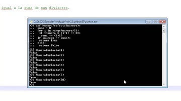 Numeros Perfectos - Python
