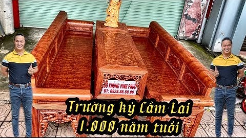 Trường kỷ CẨM LAI hiếm có Việt Nam
