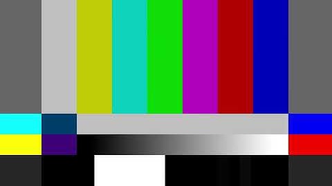 Video Test: HD SMPTE Bars with PAL SMPTE Timecode
