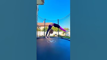Back Handspring in Slow Motion | Flik Gymnastics Trick