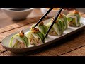 Sushi de pepino con chipotle | kiwilimón recetas