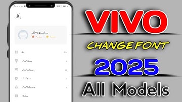 Vivo phone me font style kaise changekare free me without any app 2025 || howto change font style