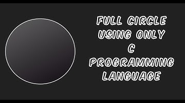 Made a Full Circle in C program using Turbo C++ compiler || C Programming || Graphics in C 🔘🔘🔘🔘🔘