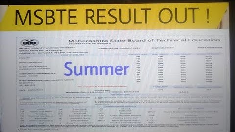 msbte summer result 2023|msbte result 2023 summer|msbte result|msbte result summer 2023|#msbte