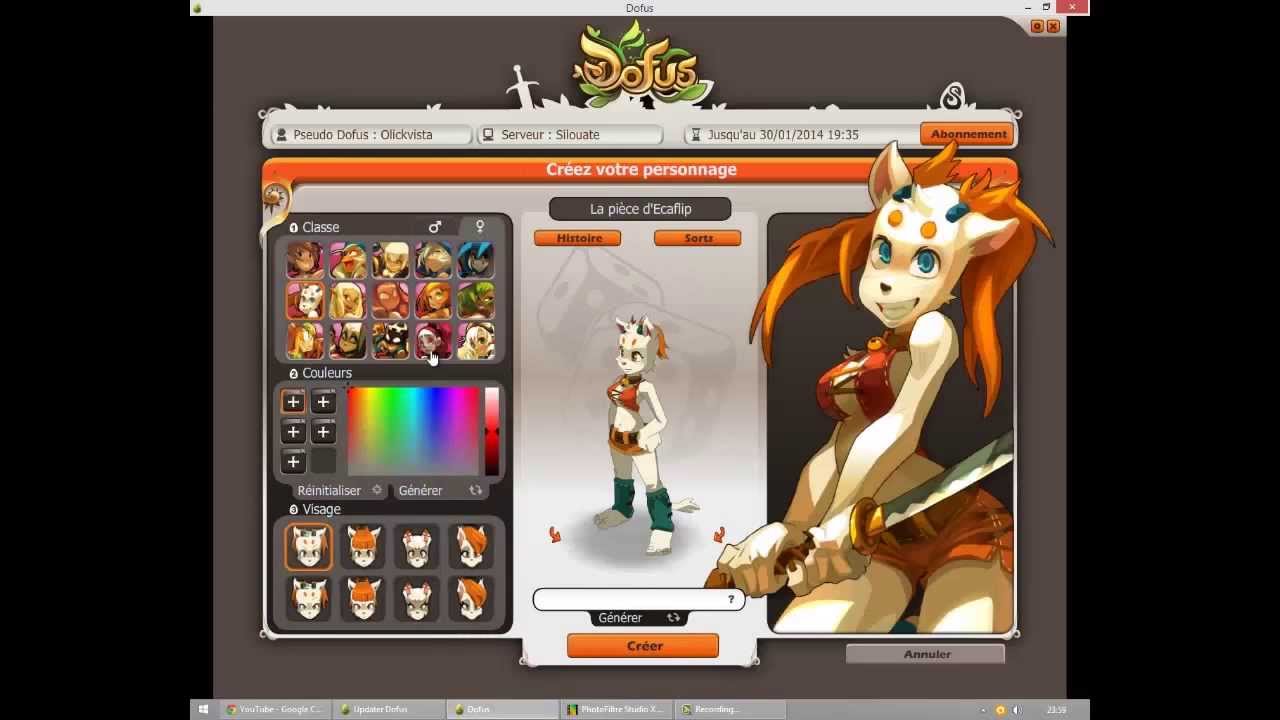 Dofus Tutoriel Sur Les Couleurs Comment Avoir La Couleur Identique Que Votre Autre Personnage Youtube