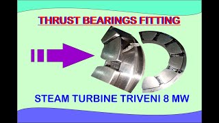 TRIVENI STEAM TURBINE THRUST BEARING FITTING AND Installation hindi urdu English subtitles