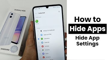 How to Hide Apps In Samsung Galaxy A05 | App Hide Settings