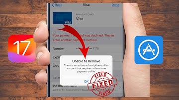 how to fix unable to remove payment method due to active subscription|2024