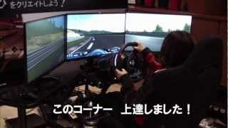 GT5 マルチモニター 3面対応ラック GTDシミュレーター ハンコン　コックピット