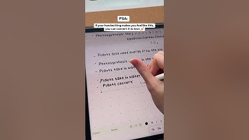 Yes, you CAN convert your handwriting to text in Notability 💙