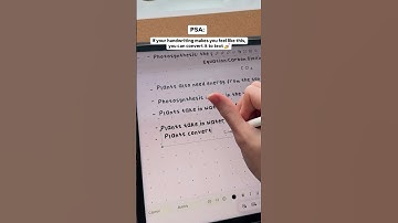 Yes, you CAN convert your handwriting to text in Notability 💙
