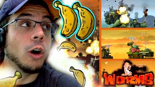Download Lagu BANANA TRICKSHOT OF THE AGES! (Worms W.M.D.) MP3