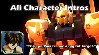 Dynasty Warriors Gundam - All Character Intros + Unique Suit Quotes